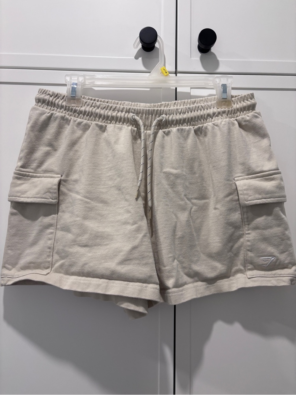 Gymshark Women's Cargo Drawstring Shorts - Cream